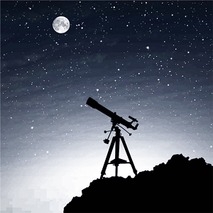 Telescope and the Moon