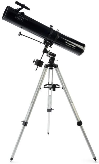 Celestron Powerseeker Telescope. Third of three of the best reflector telescopes for beginners