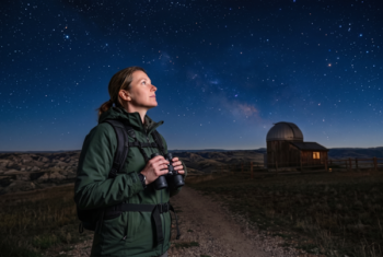stargazer with binocular harness