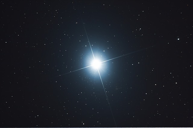 Photo of the brightest star in the sky, Sirius, in the post 'Why do stars twinkle'