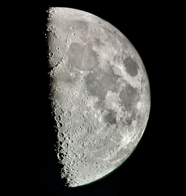The Moon With 'The Terminator' Dividing Line